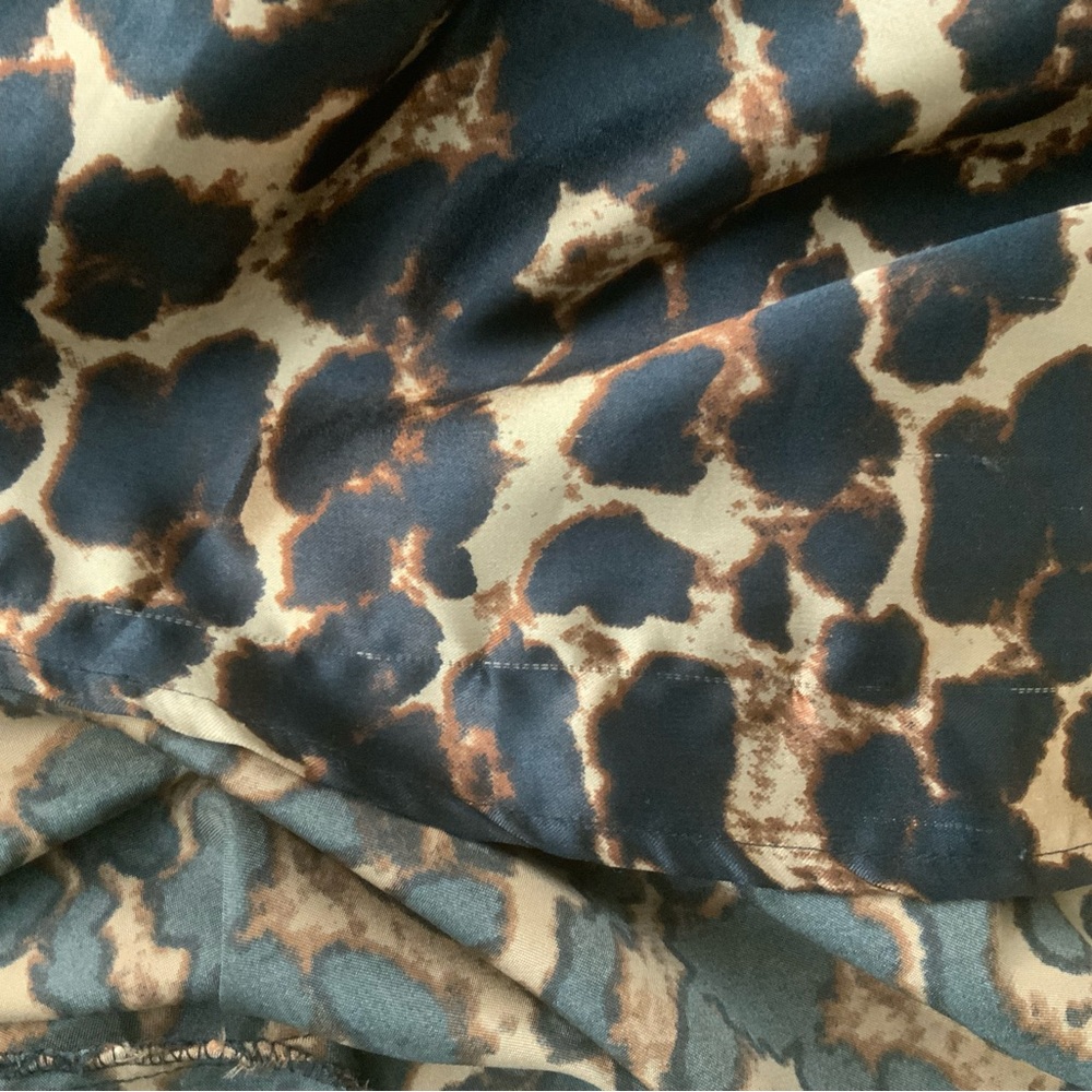 Sz L Leopard/Cheetah Print Maxi Skirt - Picture 10 of 11